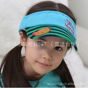2700韩版 婴儿帽 儿童太阳帽 空顶帽 外单 毛巾